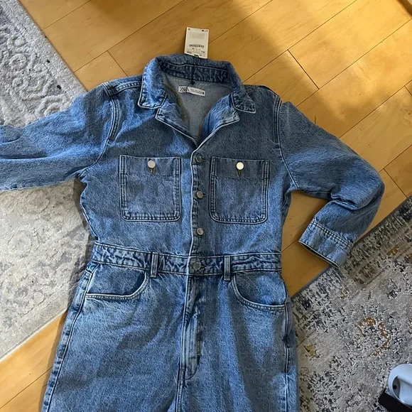 Zara denim jumpsuit - Picture 10 of 13